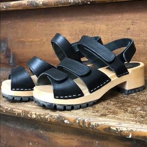 Swedish Hasbeens platform sandals
